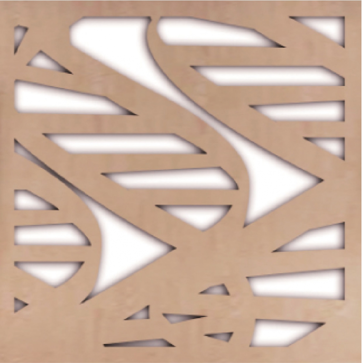 CNC藝術花(huā)窗-2x2尺