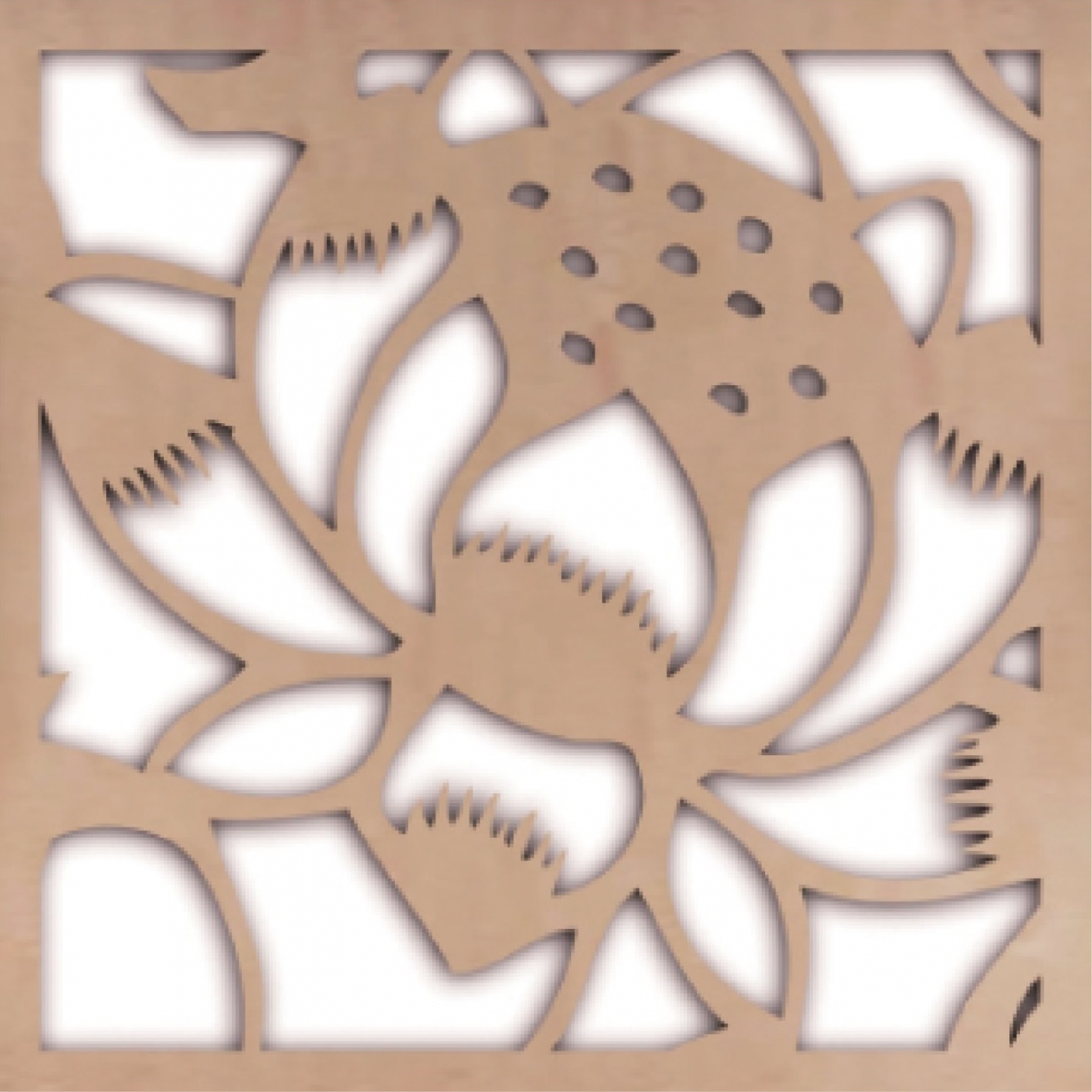 CNC藝術花(huā)窗-2x2尺