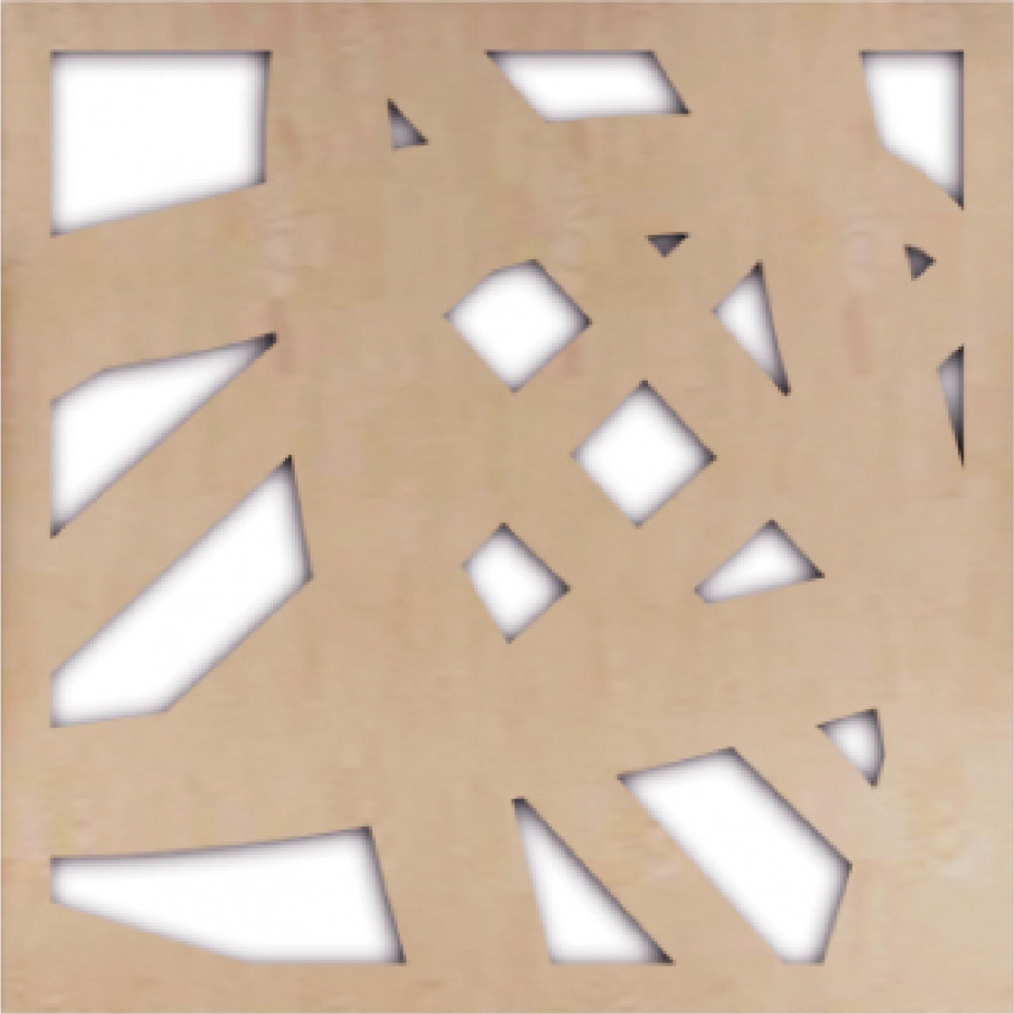 CNC藝術花(huā)窗-2x2尺