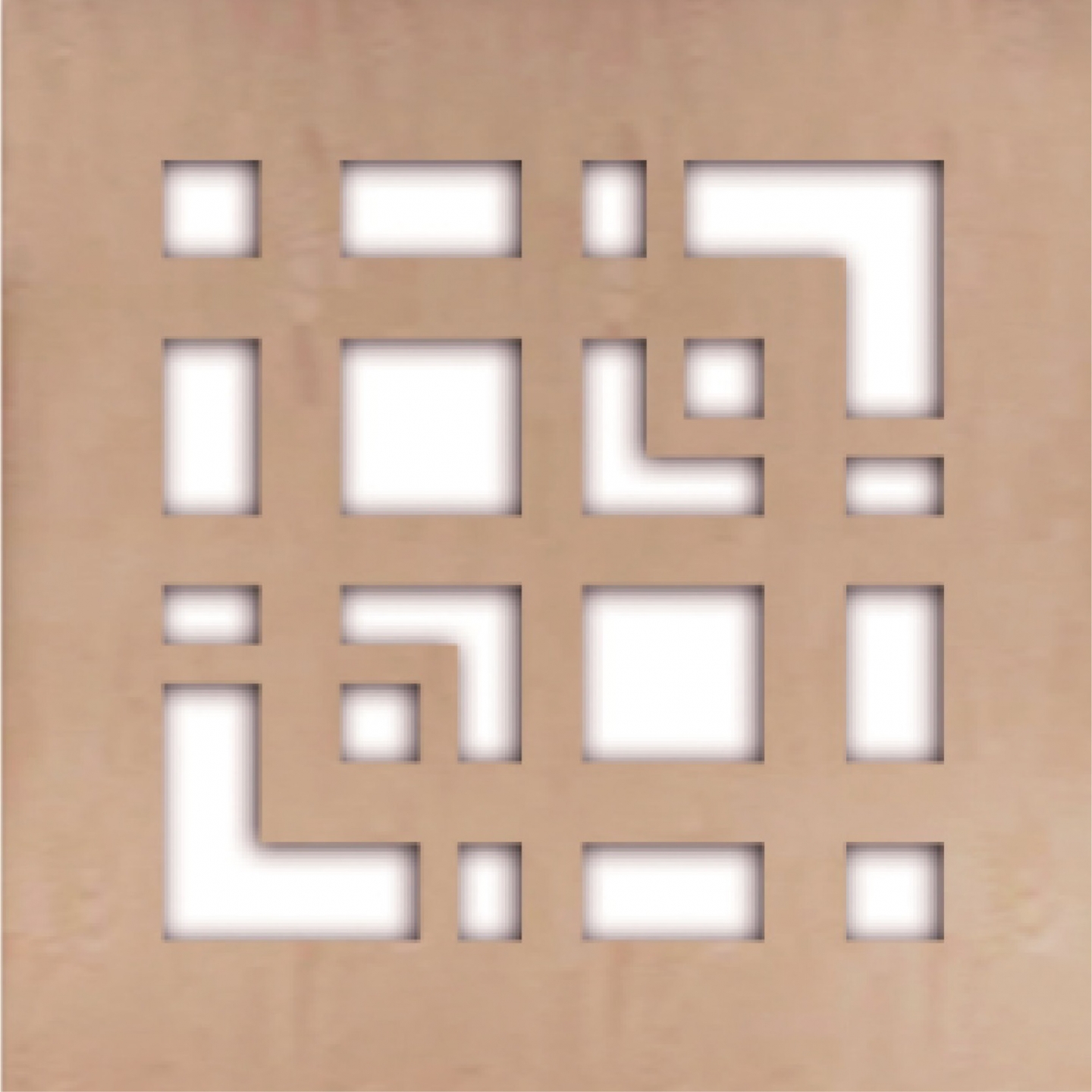 CNC藝術花(huā)窗-2x2尺