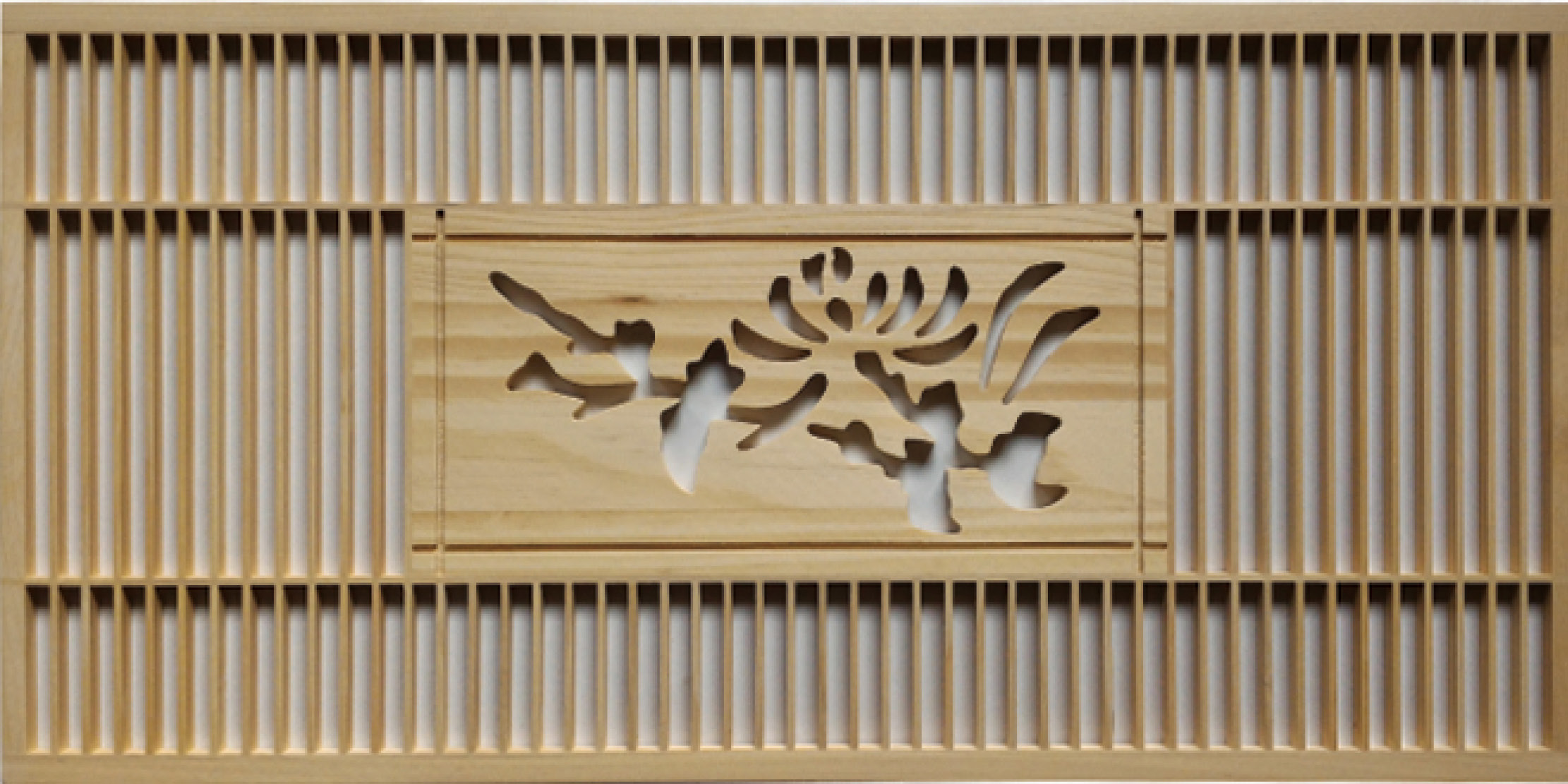 四季實木(mù)花(huā)窗
